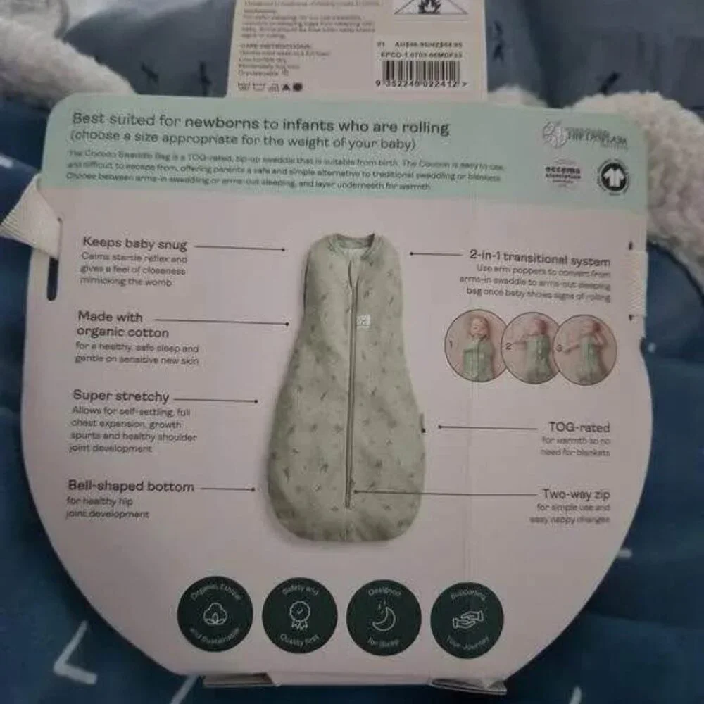 ergoPouch Cocoon Swaddle Bag-color peach - Picture 2 of 2